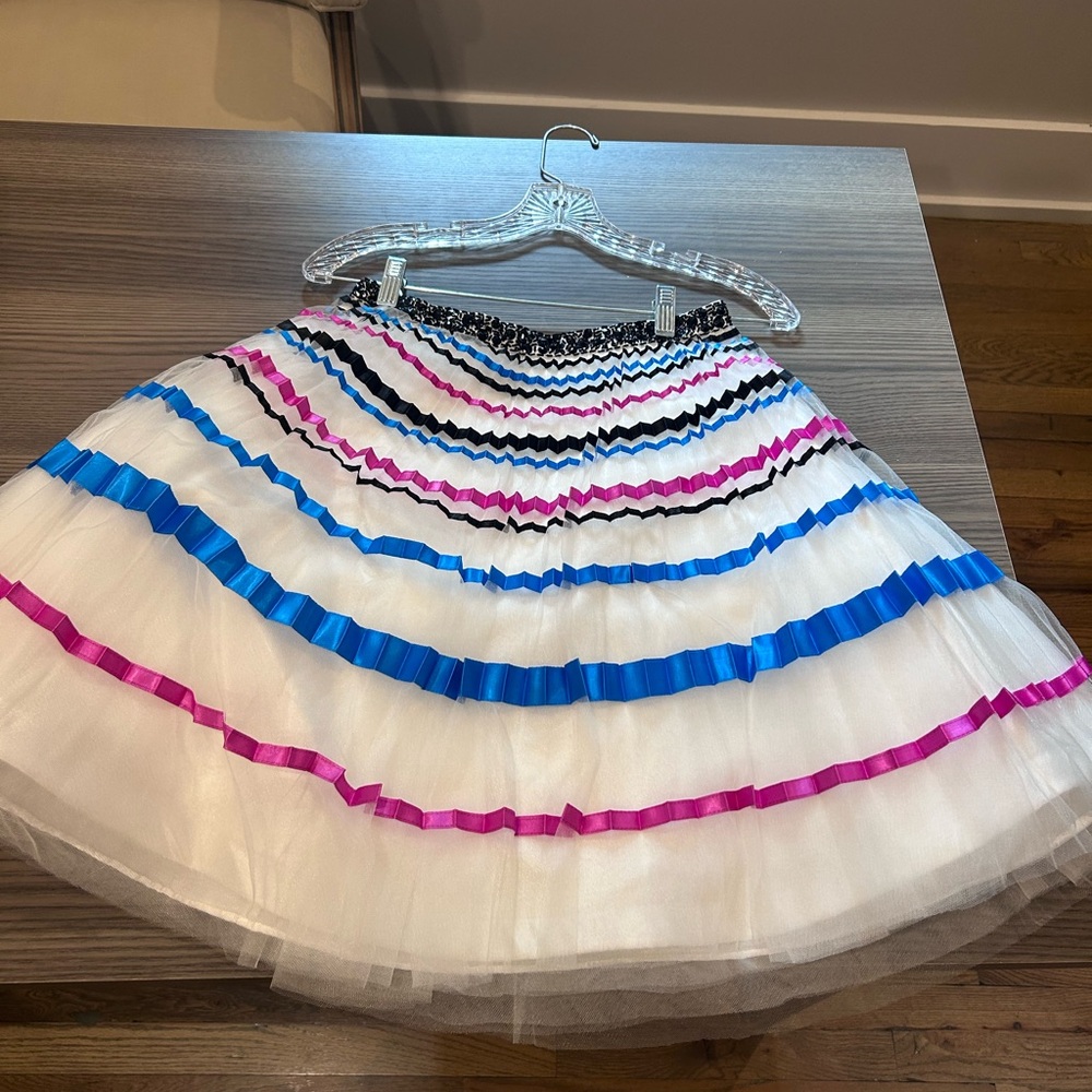 Tony colorful midi flare skirt
